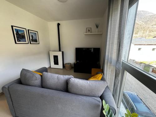 TV a/nebo společenská místnost v ubytování Apartament Vall de Barravés