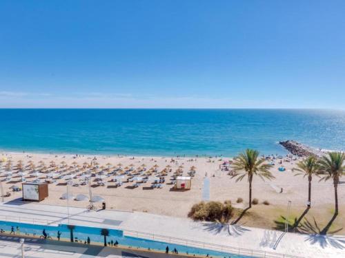 Quarteira First Line Front Beach Pool Flat View