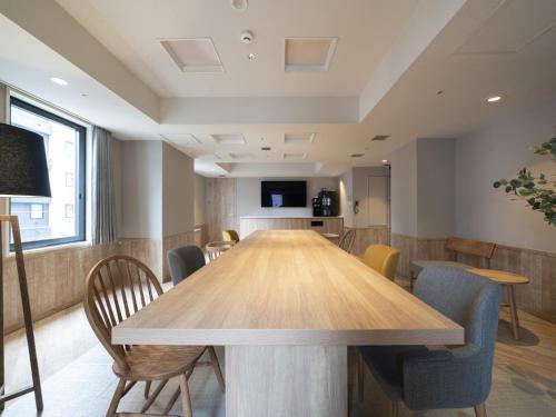 Телевизор и/или развлекательный центр в Hotel Oriental Express Fukuoka Tenjin