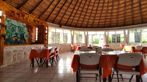 Restaurace v ubytování Hotel Mirador Maya Calakmul