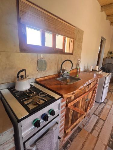 Dapur atau dapur kecil di Ranchos de la Tata