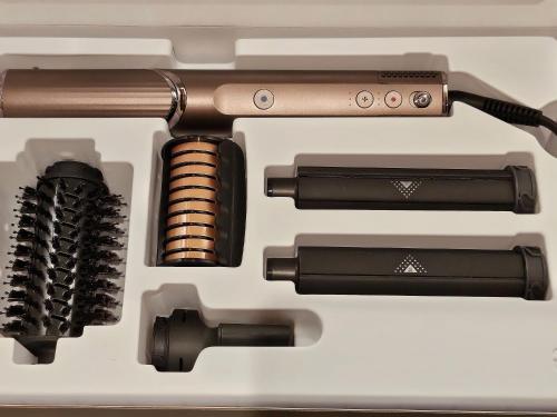 a set of three different types of hair dryers at MKG HOTEL Asakusa in Tokyo