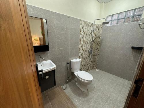 Koupelna v ubytování Villa Manalagi