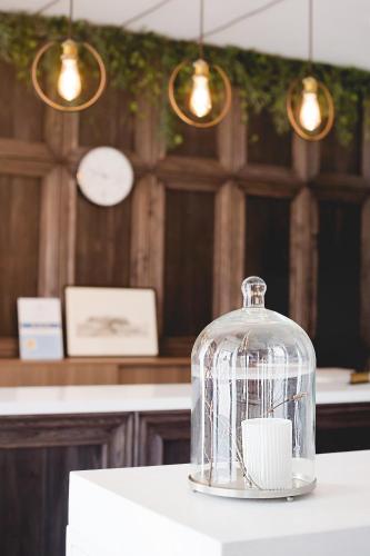 Una cocina o zona de cocina en Grėjaus Namas