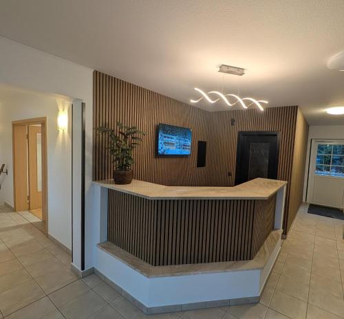 TV a/nebo společenská místnost v ubytování Parkhotel Bad Brambach