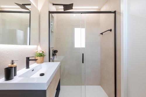 Et badeværelse på Mirador Laias Home