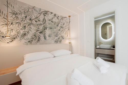 Postel nebo postele na pokoji v ubytování Style rooms Split