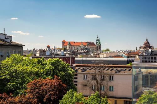 Unique Studio Apartment with 2 balconies with Wawel Castle and city views
