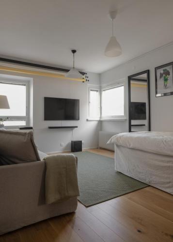 ヘルシンキにあるA studio apartment with workspaceのギャラリーの写真