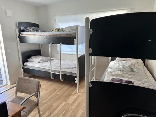 Postel nebo postele na pokoji v ubytování Kista Stockholm apartment