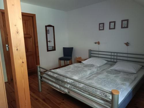 Postel nebo postele na pokoji v ubytování Chalupa Na Potoku
