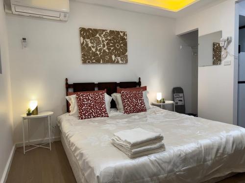 Ένα ή περισσότερα κρεβάτια σε δωμάτιο στο Chadstone Holiday Village Plus