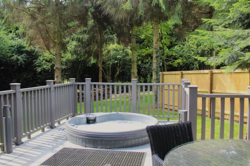 Balkoni atau teres di Noble Fir Lodge