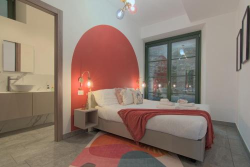 Postel nebo postele na pokoji v ubytování Cà del Lasco - Modern Apartments in Classic Villa