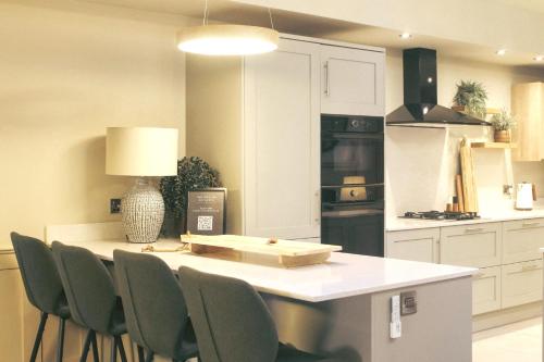 Dapur atau dapur kecil di Scots Pine Lodge