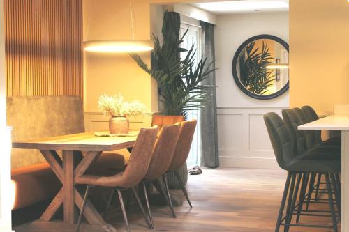 Ruang duduk di Scots Pine Lodge