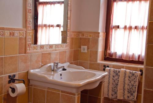 Koupelna v ubytování Casa Mari Paz Trasvía