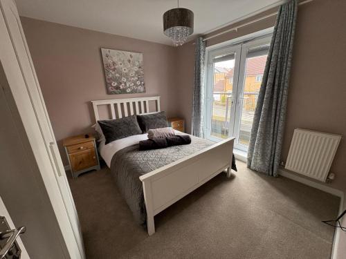 Postel nebo postele na pokoji v ubytování MpaNjus - Double Rooms, Shared House