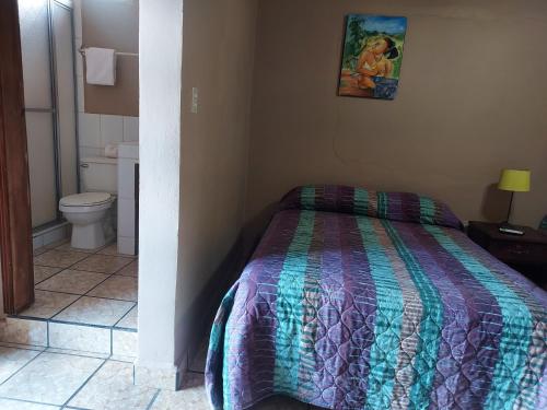 Koupelna v ubytování Hotel La Escalinata