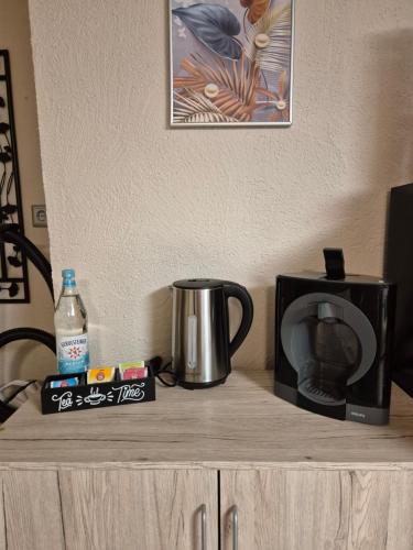 Kemudahan buat kopi dan teh di Ferienwohnung Puchfrie