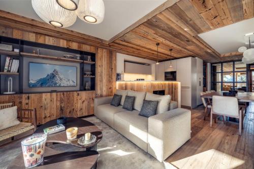 Posezení v ubytování Antarès URSA 403 - luxury apartment ski inski out