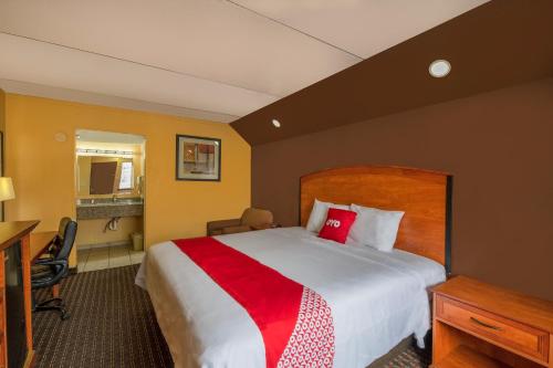 Cama o camas de una habitación en Oyo Hotel Odessa TX, East Business 20