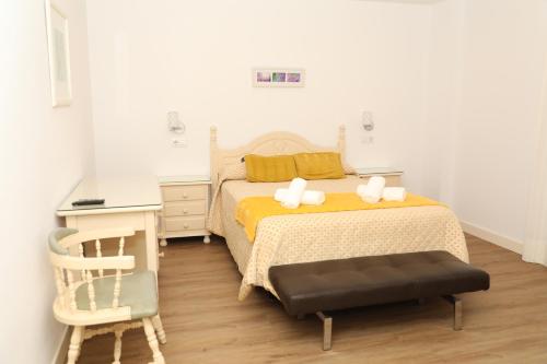 Ein Bett oder Betten in einem Zimmer der Unterkunft La Janda