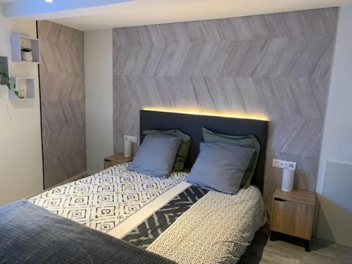 Postel nebo postele na pokoji v ubytování A labri du vent