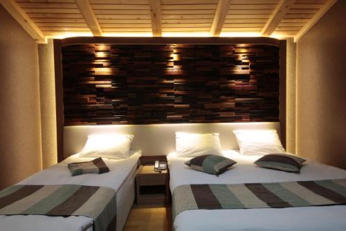 Ayderoom Hotelにあるベッド