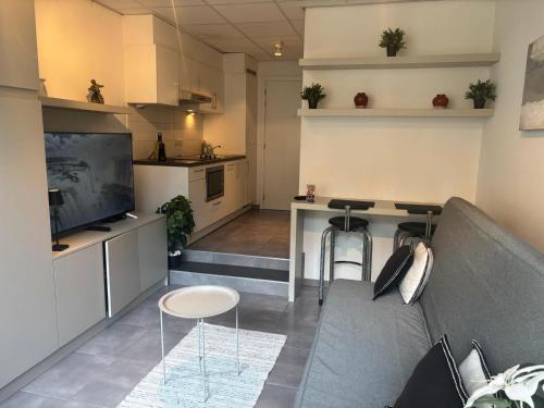 Kuchyň nebo kuchyňský kout v ubytování Charming Studio in Central Brussels - Walk Everywhere!