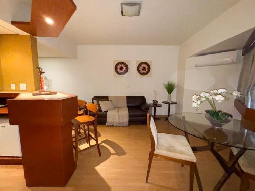 Χώρος καθιστικού στο Hotel Caiuá