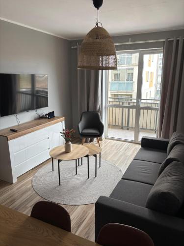 Χώρος καθιστικού στο Apartament