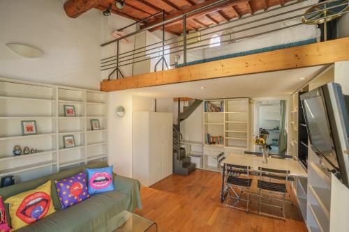 A seating area at Pretty Apartment Alfani