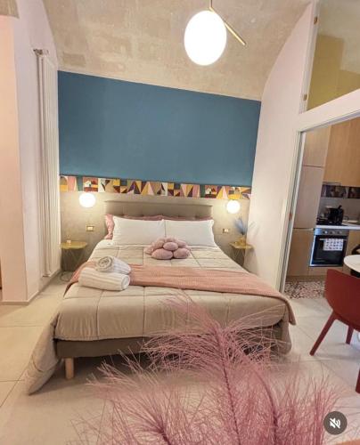 Katil atau katil-katil dalam bilik di LOVELY & CHIC Rooms nei Sassi