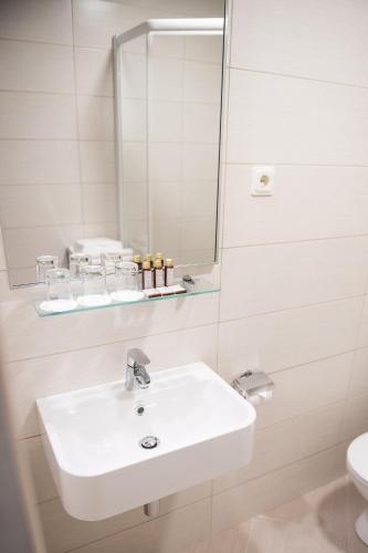 Koupelna v ubytování Hotel Sigulda