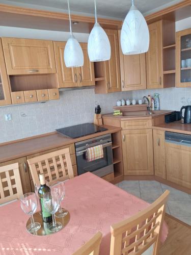 Spacious flat in Prievidza near Bojnice with a beautiful view