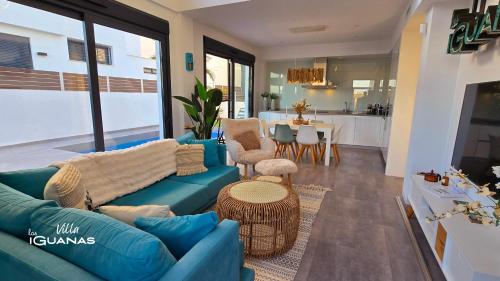 Η κουζίνα ή μικρή κουζίνα στο Villa Las Iguanas