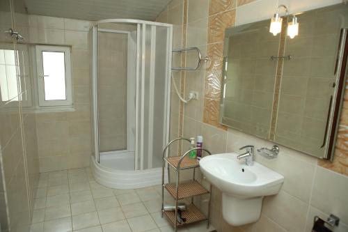 Ванная комната в Mamzyshkha Guest House