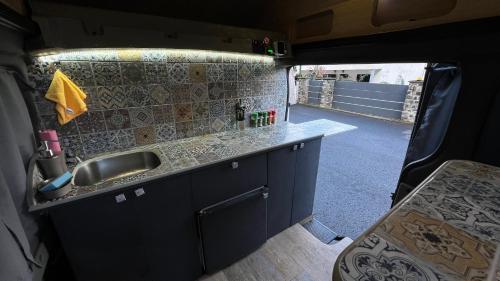 Køkken eller tekøkken på Casa da Avó