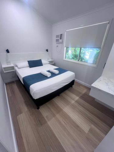 Postel nebo postele na pokoji v ubytování Ellis Beach Oceanfront Holiday Park