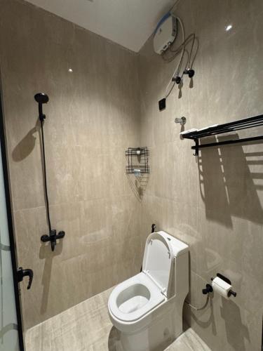 Ένα μπάνιο στο استديو فندقي فاخر Luxury Hotel Studio