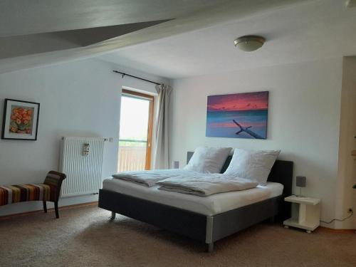 Postel nebo postele na pokoji v ubytování Ferienwohnung Spittler