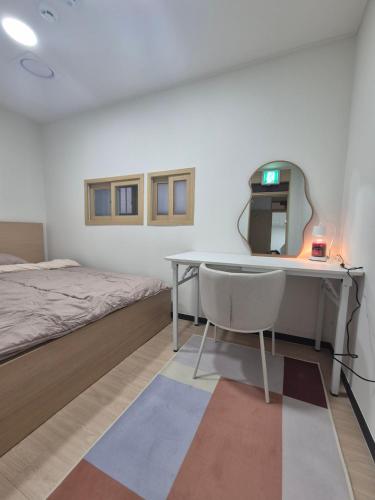 Ένα ή περισσότερα κρεβάτια σε δωμάτιο στο All Stay Hostel