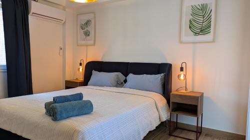 Posteľ alebo postele v izbe v ubytovaní Apartamento Nuevo al lado de la Playa
