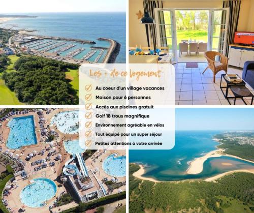 un collage de photos d'un complexe dans l'établissement 