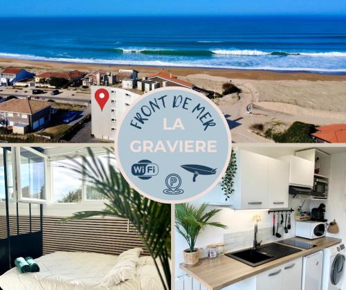 La Gravière, Cozy Studio Wifi & Parking 20M Océan Surf Plage