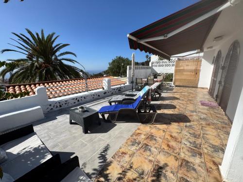 Balkoni atau teres di Casitas Las Pereras
