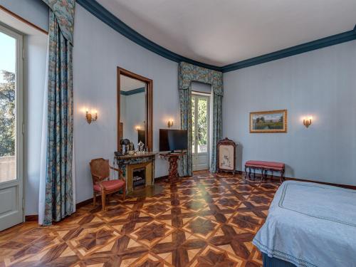 Cama o camas de una habitación en Villa Platamone