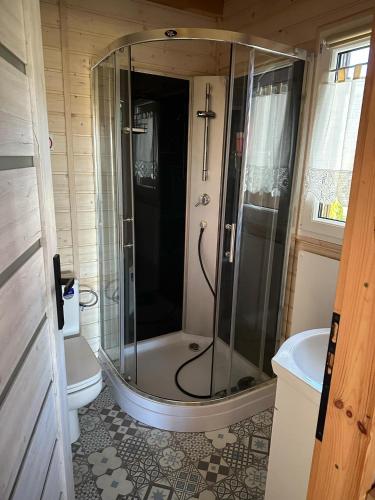 Et badeværelse på Oaza u Kamy