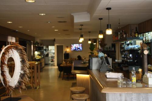 Lounge nebo bar v ubytování Hostal Crisami